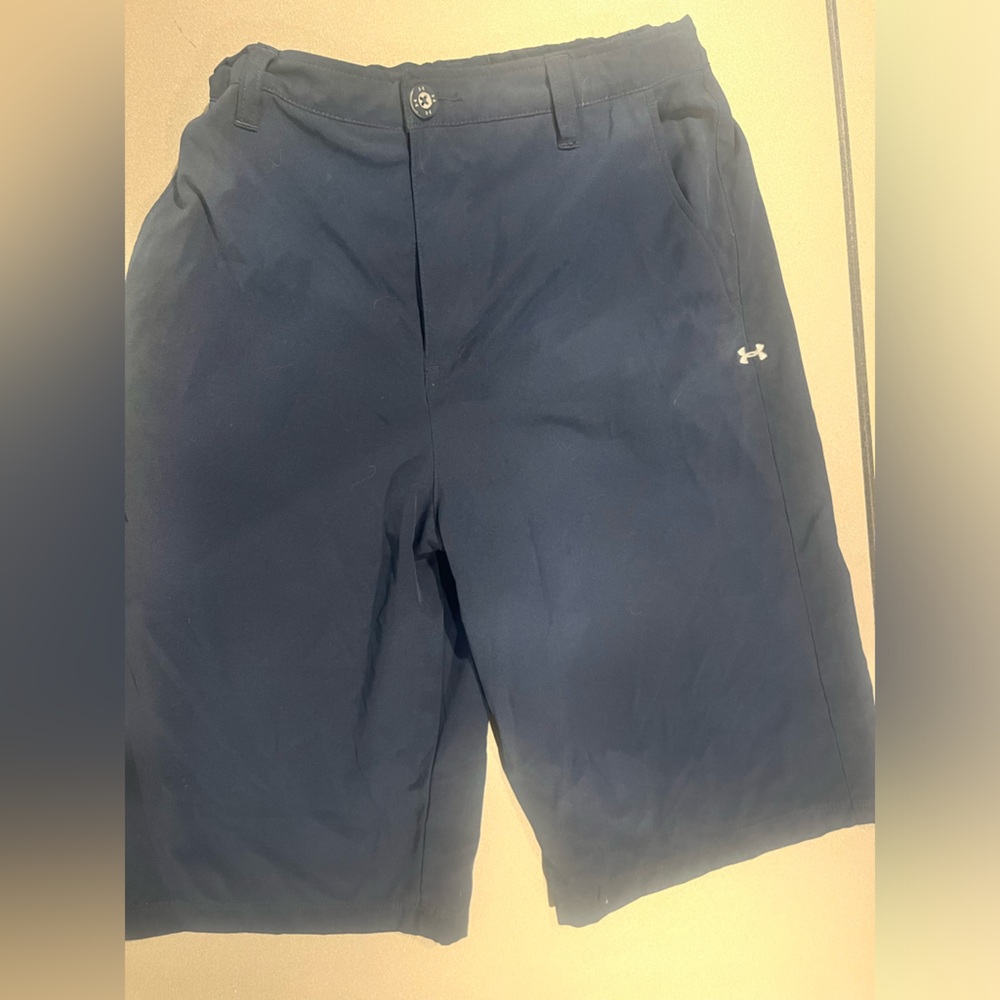 Under Armor Navy Formal shorts for Sleek Style